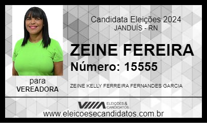 Candidato ZEINE FEREIRA 2024 - JANDUÍS - Eleições