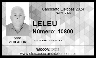 Candidato LELEU 2024 - CAICÓ - Eleições