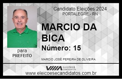 Candidato MARCIO DA BICA 2024 - PORTALEGRE - Eleições