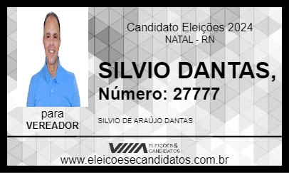 Candidato SILVIO DANTAS 2024 - NATAL - Eleições