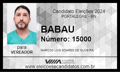 Candidato BABAU 2024 - PORTALEGRE - Eleições