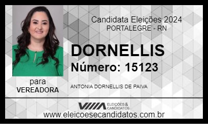 Candidato DORNELLIS 2024 - PORTALEGRE - Eleições