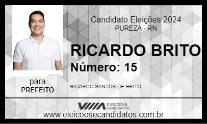 Candidato RICARDO BRITO 2024 - PUREZA - Eleições