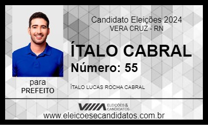 Candidato ÍTALO CABRAL 2024 - VERA CRUZ - Eleições