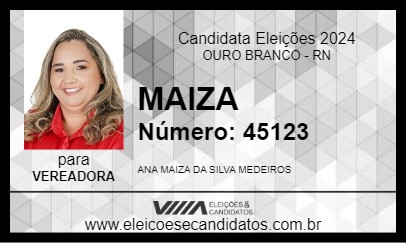 Candidato MAIZA 2024 - OURO BRANCO - Eleições