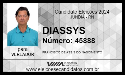 Candidato DIASSYS 2024 - JUNDIÁ - Eleições