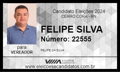 Candidato FELIPE SILVA 2024 - CERRO CORÁ - Eleições