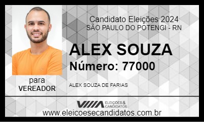 Candidato ALEX SOUZA 2024 - SÃO PAULO DO POTENGI - Eleições