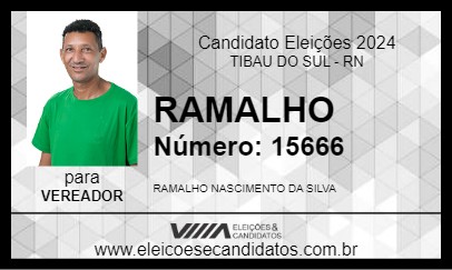 Candidato RAMALHO 2024 - TIBAU DO SUL - Eleições