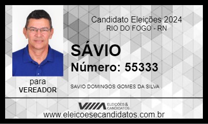 Candidato SÁVIO 2024 - RIO DO FOGO - Eleições