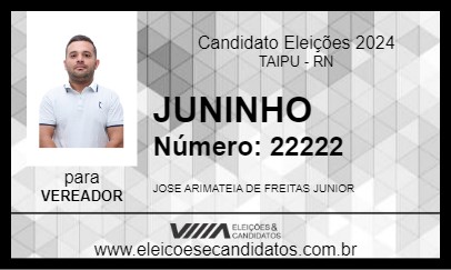 Candidato JUNINHO 2024 - TAIPU - Eleições