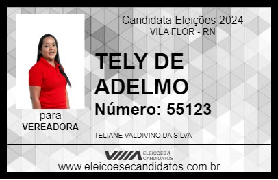 Candidato TELY DE ADELMO 2024 - VILA FLOR - Eleições