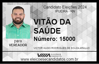 Candidato VITÃO DA SAÚDE 2024 - IPUEIRA - Eleições