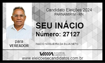 Candidato SEU INÁCIO 2024 - PARNAMIRIM - Eleições