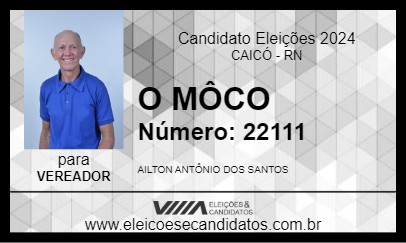 Candidato O MÔCO 2024 - CAICÓ - Eleições