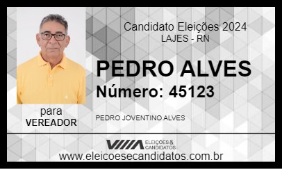 Candidato PEDRO ALVES 2024 - LAJES - Eleições