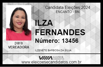 Candidato ILZA FERNANDES 2024 - ENCANTO - Eleições