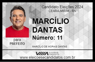 Candidato MARCÍLIO DANTAS 2024 - CEARÁ-MIRIM - Eleições