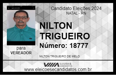 Candidato NILTON TRIGUEIRO 2024 - NATAL - Eleições