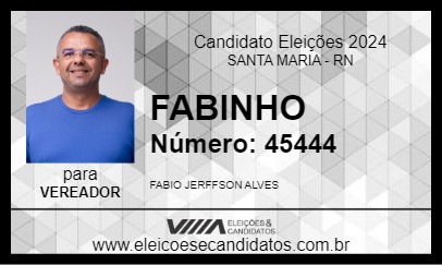 Candidato FABINHO 2024 - SANTA MARIA - Eleições