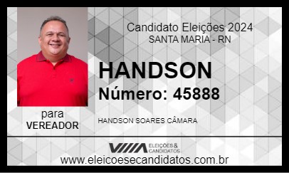 Candidato HANDSON  2024 - SANTA MARIA - Eleições