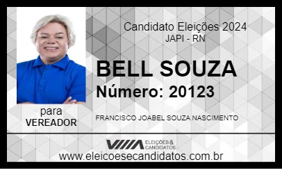 Candidato BELL SOUZA 2024 - JAPI - Eleições