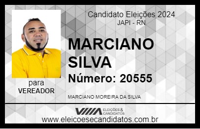 Candidato MARCIANO SILVA 2024 - JAPI - Eleições