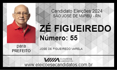 Candidato ZÉ FIGUEIREDO 2024 - SÃO JOSÉ DE MIPIBU - Eleições