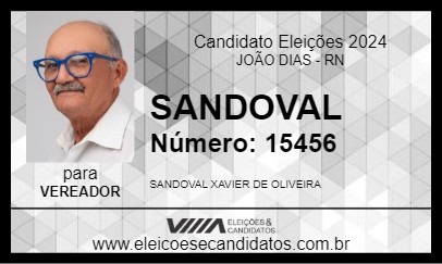 Candidato SANDOVAL 2024 - JOÃO DIAS - Eleições