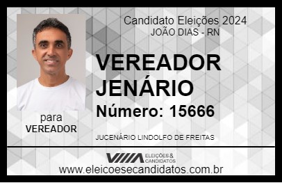 Candidato VEREADOR JENÁRIO 2024 - JOÃO DIAS - Eleições