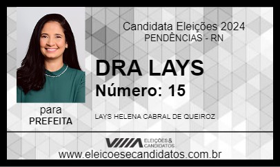 Candidato DRA LAYS 2024 - PENDÊNCIAS - Eleições