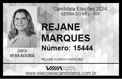 Candidato REJANE MARQUES 2024 - SERRA DO MEL - Eleições