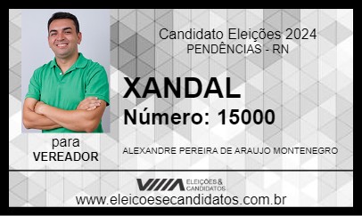 Candidato XANDAL 2024 - PENDÊNCIAS - Eleições