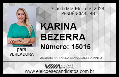 Candidato KARINA BEZERRA 2024 - PENDÊNCIAS - Eleições