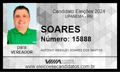 Candidato SOARES 2024 - UPANEMA - Eleições