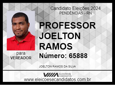 Candidato PROFESSOR JOELTON RAMOS  2024 - PENDÊNCIAS - Eleições