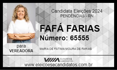 Candidato FAFÁ FARIAS 2024 - PENDÊNCIAS - Eleições