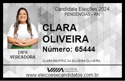 Candidato CLARA OLIVEIRA 2024 - PENDÊNCIAS - Eleições