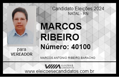 Candidato MARCOS RIBEIRO 2024 - NATAL - Eleições