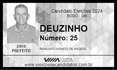 Candidato DEUZINHO 2024 - BODÓ - Eleições