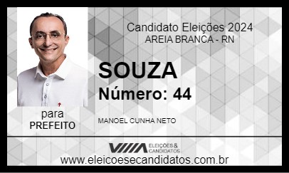 Candidato SOUZA 2024 - AREIA BRANCA - Eleições