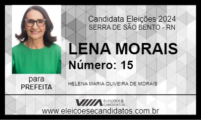 Candidato LENA MORAIS 2024 - SERRA DE SÃO BENTO - Eleições