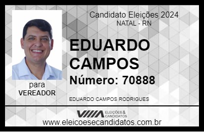 Candidato EDUARDO CAMPOS 2024 - NATAL - Eleições