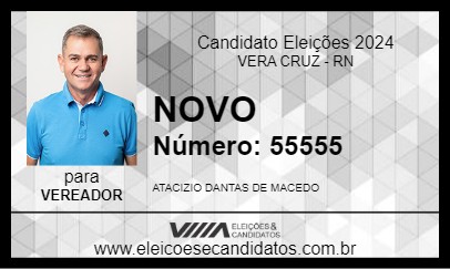 Candidato NOVO 2024 - VERA CRUZ - Eleições