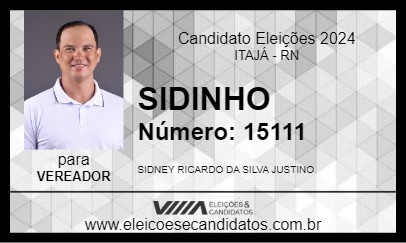 Candidato SIDINHO 2024 - ITAJÁ - Eleições