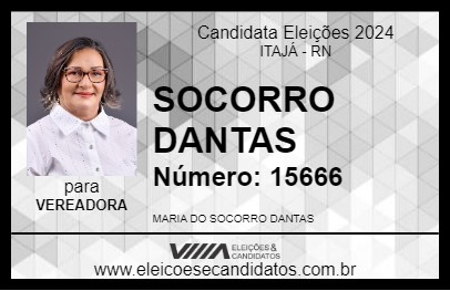 Candidato SOCORRO DANTAS 2024 - ITAJÁ - Eleições