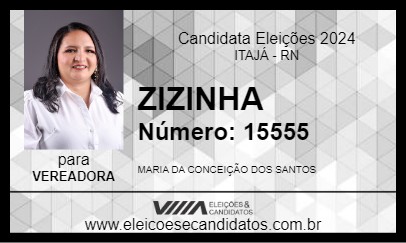 Candidato ZIZINHA 2024 - ITAJÁ - Eleições