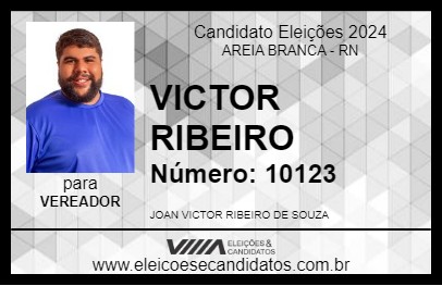 Candidato VICTOR RIBEIRO 2024 - AREIA BRANCA - Eleições