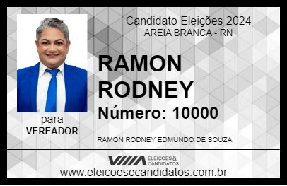 Candidato RAMON RODNEY 2024 - AREIA BRANCA - Eleições