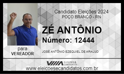 Candidato ZÉ ANTÔNIO 2024 - POÇO BRANCO - Eleições